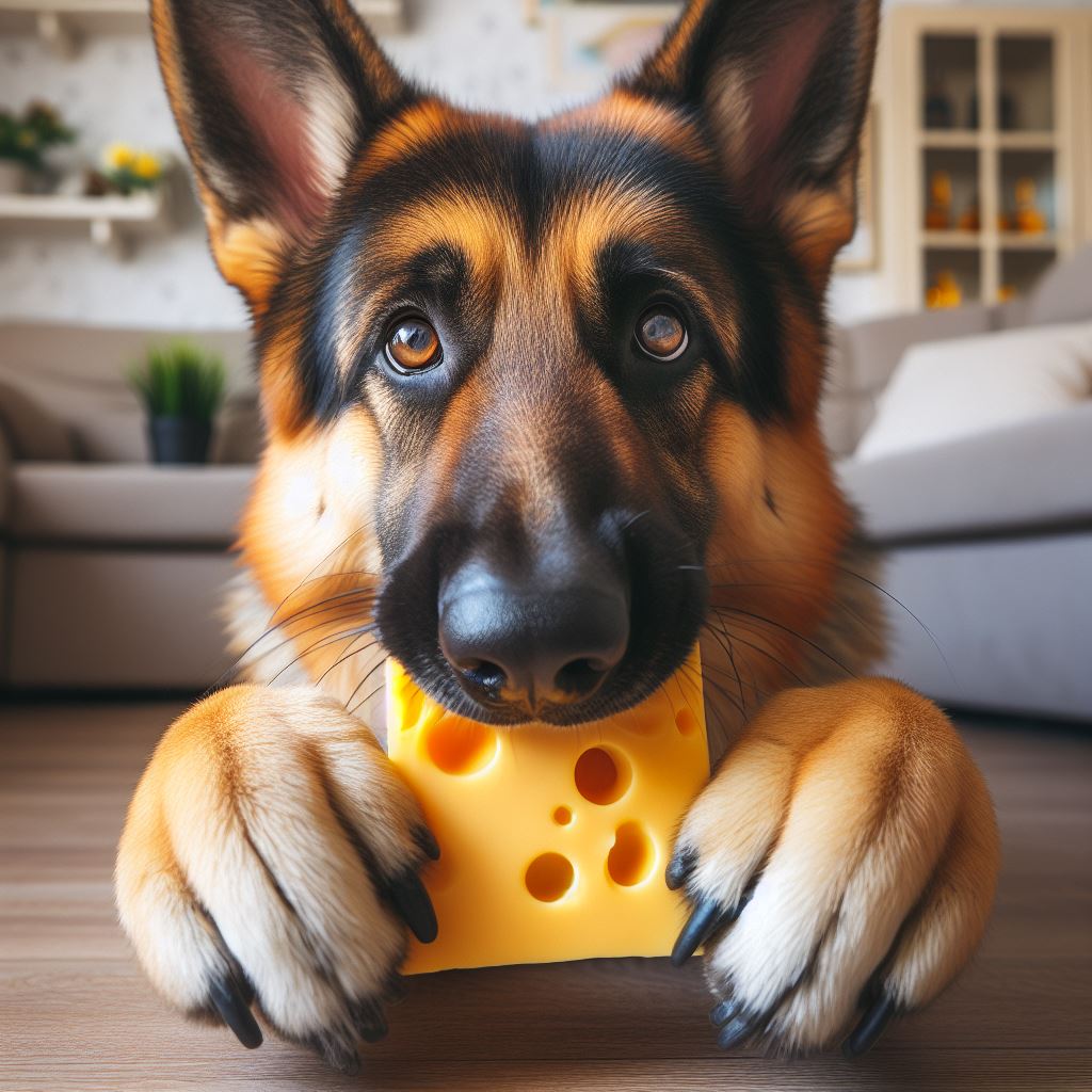 Every dog loves cheese